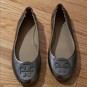 Tory Burch Minnie Leather Ballet Flats